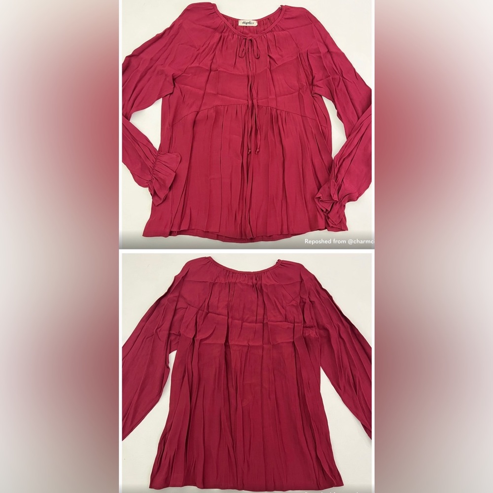 #109 Boho Peasant Top